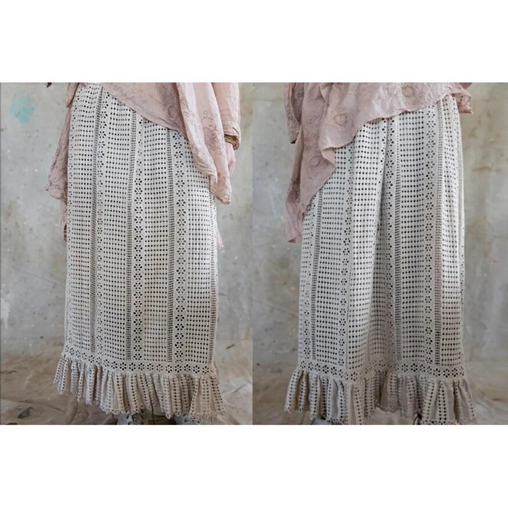 Magnolia Pearl Skirt Crochet Cosi Midi Unlined